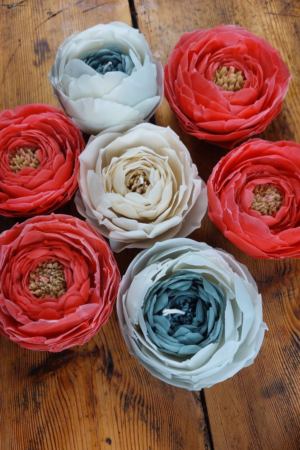 Flower candles