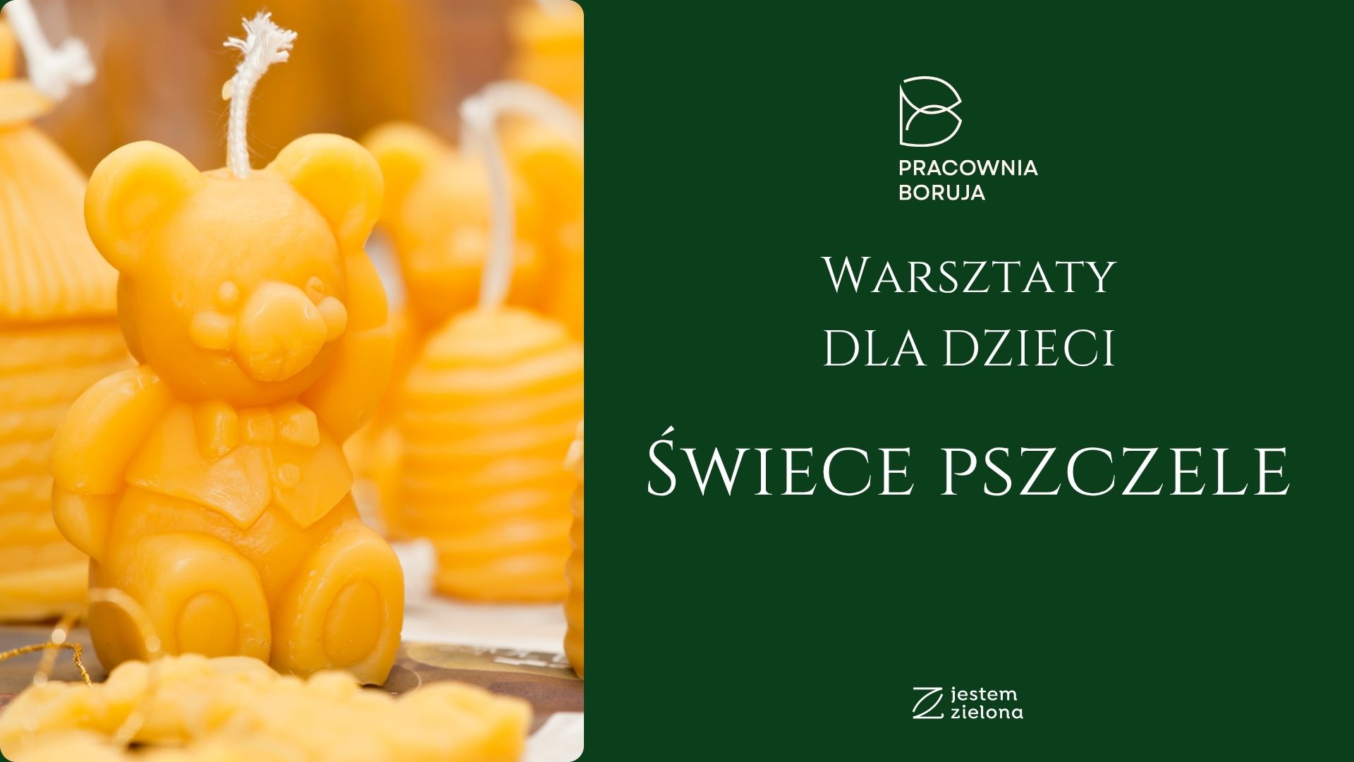 Warsztaty świec pszczelich dla dzieci